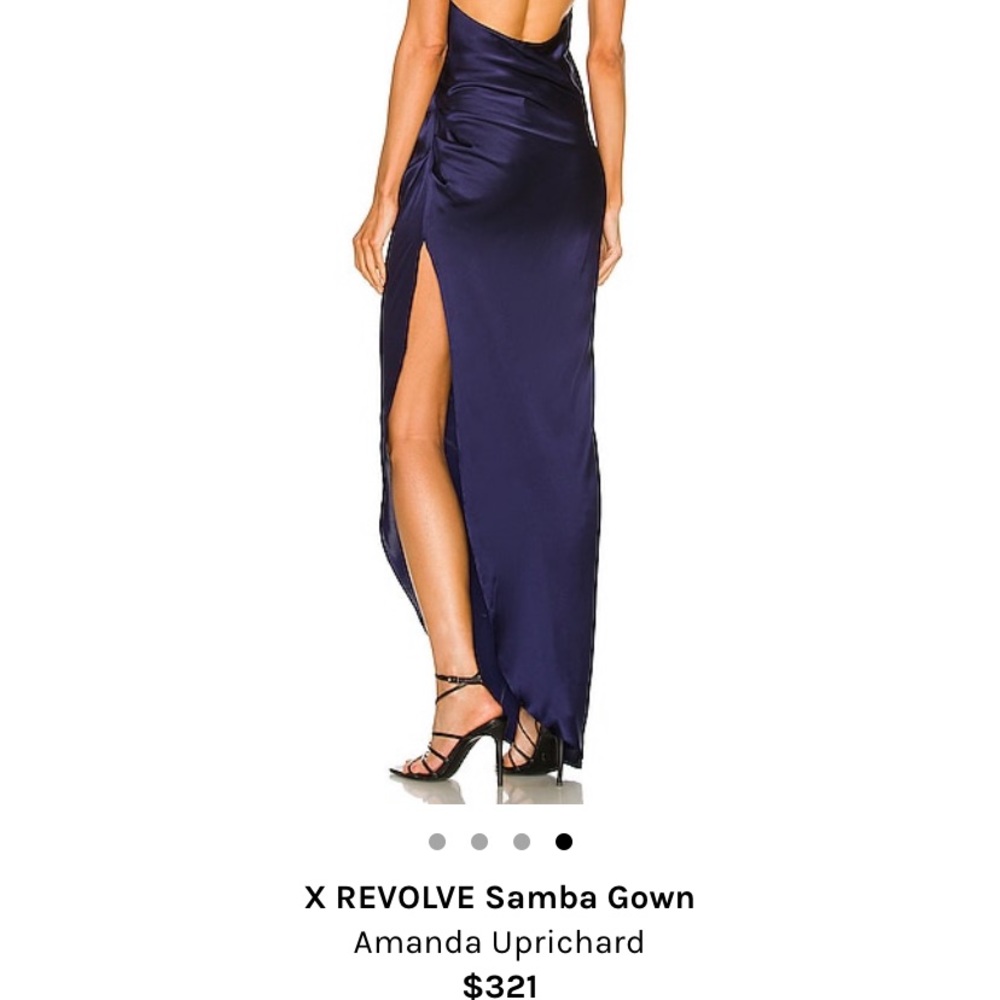 Amanda Uprichard Navy Samba Gown XS
